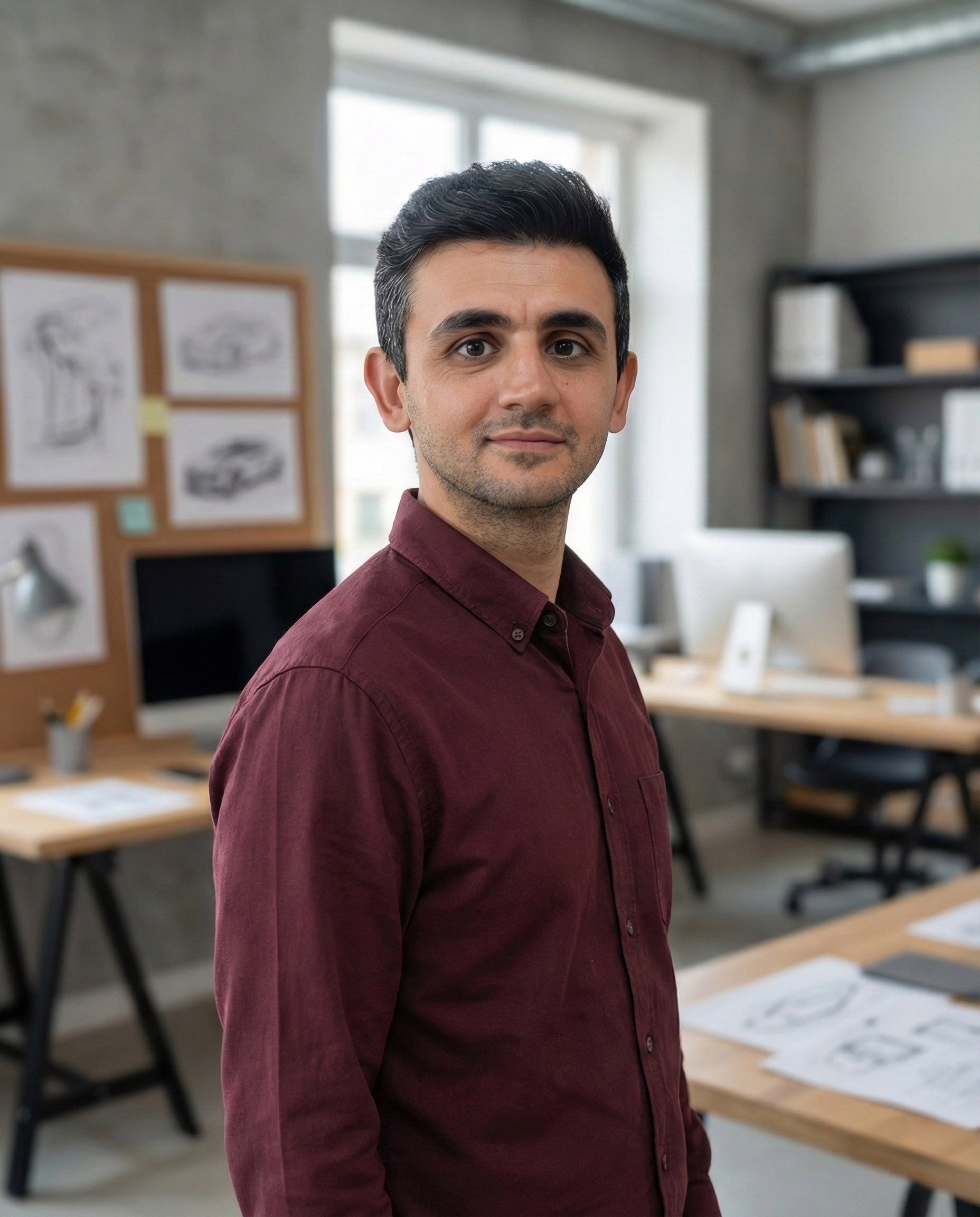 Vahit Mutlu Çalışırken